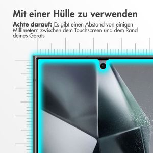 Accezz Screen Protector aus gehärtetem Glas für das Samsung Galaxy