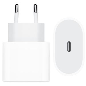 Apple Original USB-C Power Adapter für das iPhone 15 Plus - Ladegerät -  USB-C-Anschluss - 20 W - Weiß