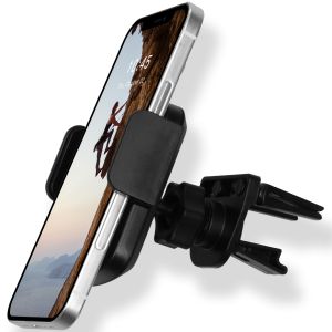 Accezz Handyhalterung Auto für das Samsung Galaxy S10 - verstellbar-  universell- Lüftungsgitter- schwarz