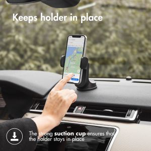 Accezz Handyhalterung Auto für das Samsung Galaxy S21 - verstellbar-  universell- Lüftungsgitter- schwarz