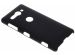 Schwarze Unifarbene Hardcase-Hülle für Sony Xperia XZ2 Compact