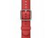 Apple Leather Band Classic Buckle für die Apple Watch Series 1-9 / SE - 38/40/41 mm - Rot