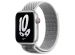 Apple Nike Sport Loop Band für das Apple Watch Series 1-10 / SE / Ultra (2) - 42/44/45/46/49 mm - Summit White / Black