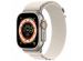 Apple Alpine Loop Band für die Apple Watch Series 1-9 / SE / Ultra (2) - 42/44/45/49 mm - Größe S - Starlight