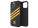 adidas Originals Moulded Case Samba für das iPhone 12 (Pro) - Schwarz / Gold