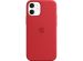 Apple Silikon-Case MagSafe iPhone 12 Mini - Red