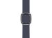 Apple Leather Band Modern Buckle für die Apple Watch Series 1-9 / SE - 38/40/41 mm - Größe M - Blau