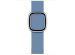 Apple Leather Band Modern Buckle für die Apple Watch Series 1-9 / SE - 38/40/41 mm - Größe L - Cornflower