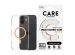 PanzerGlass CARE Urban Combat Case MagSafe für das iPhone 16 Plus - Transparent / Peach