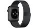 WiWu Milanaise-Armband für die Apple Watch Series 1-10 / SE / Ultra (2) - 42/44/45/46/49 mm - Schwarz