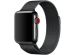 WiWu Milanaise-Armband für die Apple Watch Series 1-10 / SE / Ultra (2) - 42/44/45/46/49 mm - Schwarz