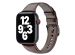 WiWu Vintage „Crazy Horse“ Lederarmband für die Apple Watch Series 1-9 / SE - 38/40/41 mm / Series 10 - 42 mm - Braun