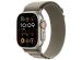 WiWu Alpine-Nylonarmband für die Apple Watch Series 1-10 / SE / Ultra (2) - 42/44/45/46/49 mm - Olivgrün