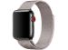 WiWu Milanaise-Armband für die Apple Watch Series 1-10 / SE / Ultra (2) - 42/44/45/46/49 mm - Starlight