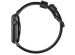 Nomad Modernes Lederarmband für die Apple Watch Series 1-10 / SE / Ultra (2) - 42/44/45/46/49 mm - Schwarz/Schwarz