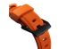 Nomad Robustes Armband FKM für die Apple Watch Series 1-10 / SE / Ultra (2) - 42/44/45/46/49 mm - Schwarz/Orange