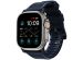 Nomad Robustes Armband FKM für die Apple Watch Series 1-10 / SE / Ultra (2) - 42/44/45/46/49 mm - Schwarz/Blau