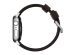 Nomad Active Pro Band für die Apple Watch Series 1-10 / SE / Ultra (2) - 42/44/45/46/49 mm - Braun/Silber