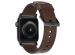 Nomad Modernes Lederarmband für die Apple Watch Series 1-9 / SE - 38/40/41 mm / Series 10 - 42 mm - Braun/Schwarz