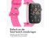 imoshion Silikonband⁺ für die Apple Watch Series 1-9 / SE - 38/40/41 mm / Series 10 - 42 mm - Barbie Pink - Größe S/M