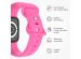 imoshion Silikonband⁺ für die Apple Watch Series 1-9 / SE - 38/40/41 mm / Series 10 - 42 mm - Barbie Pink - Größe S/M