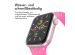 imoshion Silikonband⁺ für die Apple Watch Series 1-9 / SE - 38/40/41 mm / Series 10 - 42 mm - Barbie Pink - Größe S/M