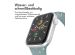 imoshion Silikonband⁺ für die Apple Watch Series 1-9 / SE - 38/40/41 mm / Series 10 - 42 mm - Cactus - Größe S/M