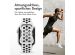 iMoshion Sportarmband⁺ für die Apple Watch Series 1-9 / SE - 38/40/41 mm - Größe M/L - Pure Platinum & Black