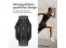 imoshion Sportarmband⁺ für die Apple Watch Series 1-9 / SE - 38/40/41 mm / Series 10 - 42 mm - Größe M/L - Black & Anthracite