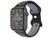 imoshion Sportarmband⁺ für die Apple Watch Series 1-9 / SE - 38/40/41 mm / Series 10 - 42 mm - Größe M/L - Black & Anthracite