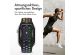 imoshion Sportarmband⁺ für die Apple Watch Series 1-9 / SE - 38/40/41 mm / Series 10 - 42 mm - Größe M/L - Black Rainbow