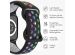 imoshion Sportarmband⁺ für die Apple Watch Series 1-9 / SE - 38/40/41 mm / Series 10 - 42 mm - Größe M/L - Black Rainbow