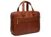 The Chesterfield Brand Singapore Laptoptasche 15-15.6 Zoll - Echtes Leder - Cognac