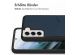 Accezz Premium Leather Card Slot Back Cover für das Samsung Galaxy S21 - Dunkelblau