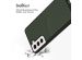 Accezz Premium Leather Card Slot Back Cover für das Samsung Galaxy S21 FE - Grün
