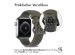 imoshion Silikonsportarmband Buckle für das Apple Watch Series 1-9 / SE - 38/40/41 mm / Series 10 - 42 mm - Grün / Schwarz