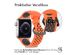 imoshion Silikonsportarmband Buckle für das Apple Watch Series 1-9 / SE - 38/40/41 mm / Series 10 - 42 mm - Orange / Schwarz