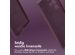 Accezz MagSafe Leather Backcover für das Samsung Galaxy S24 Ultra - Heath Purple