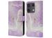 imoshion Design Klapphülle für das Xiaomi Redmi Note 13 Pro (5G) / Poco X6 - Purple Marble