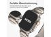 Accezz Mattes Titanstahlarmband für die Apple Watch Series 1-9 / SE / Ultra (2) – 42/44/45/49 mm – Titan