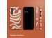 Selencia Vivid Back Cover für das Samsung Galaxy S23 FE - Dream Swirl Orange
