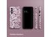 Selencia Vivid Back Cover für das Samsung Galaxy S23 FE - Trippy Swirl Dark Rose