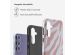 Selencia Vivid Back Cover für das Samsung Galaxy S23 FE - Colorful Zebra Old Pink