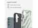 Selencia Vivid Back Cover für das Samsung Galaxy S23 FE - Colorful Zebra Sage Green