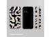 Selencia Vivid Back Cover für das Samsung Galaxy S23 FE - Art Wave Black