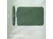 Selencia Cord Laptop Hülle 15-16 Zoll - Laptop Sleeve - Sage Green