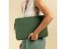 Selencia Cord Laptop Hülle 15-16 Zoll - Laptop Sleeve - Sage Green