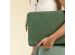 Selencia Cord Laptop Hülle 15-16 Zoll - Laptop Sleeve - Sage Green