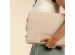 Selencia Cord Laptop Hülle 15-16 Zoll - Laptop Sleeve - Beige