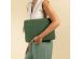 Selencia Cord Laptop Hülle 13-14 Zoll - Laptop Sleeve - Sage Green